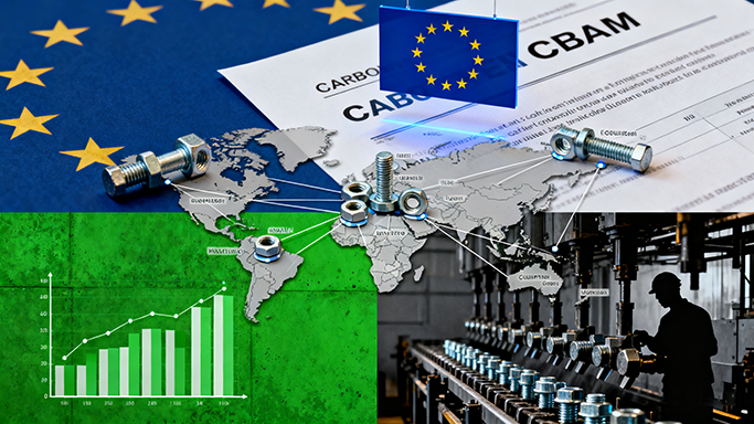 2026-ban lép hatályba az EU szén-dioxid-vámja, amely hatással lesz Kína kötőelem-kereskedelmére